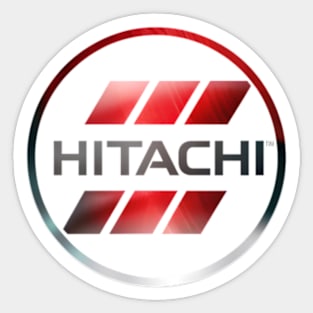 HITACHI logotype Sticker